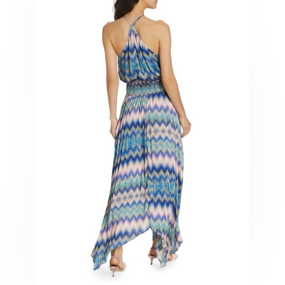 Ramy Brook Giana Chevron Handkerchief Maxi Dress - Picture 6 of 7